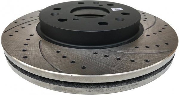 Przednia WIERCONA NACINANA tarcza hamulcowa Chevrolet Avalanche 1500 2007-
