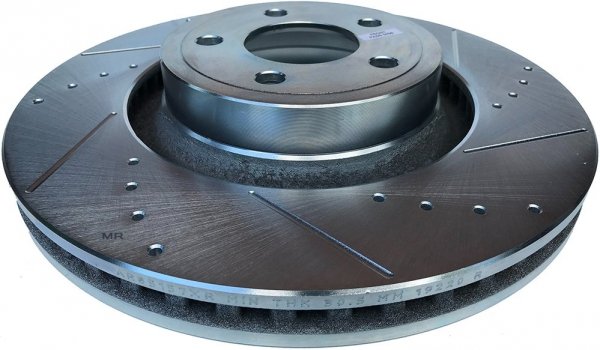 Przednia WIERCONA NACINANA tarcza hamulcowa 352mm POWERSTOP Ford Mustang 2015-