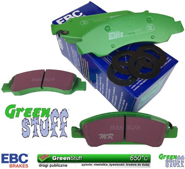 Przednie klocki hamulcowe EBC GreenStuff Chevrolet Silverado 1500 2008-