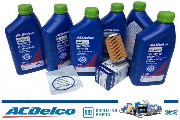 Filtr olej silnikowy 5W30 Dexos1 Gen3 Full Synthetic API SP ACDelco Chevrolet Camaro 3,6 V6 -2015