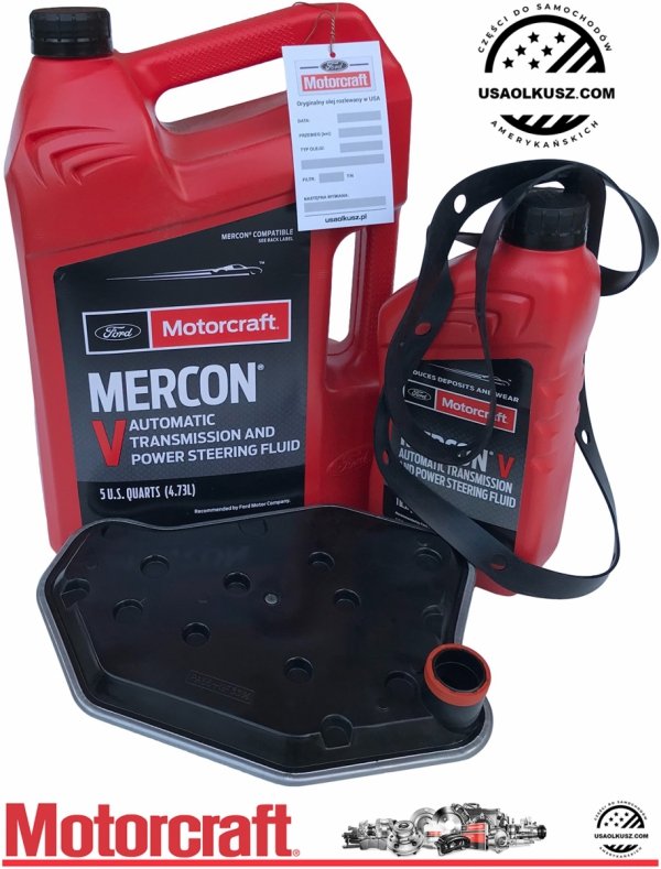 Filtr + olej skrzyni biegów Motorcraft MERCON V Mercury Marauder