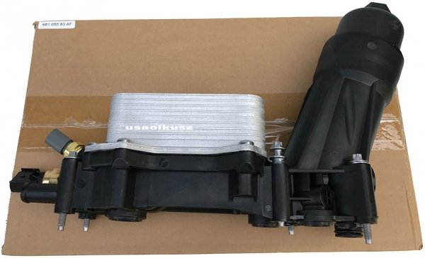 Obudowa filtra oleju z chłodnicą oraz czujnikami Jeep Grand Cherokee 3,6 V6 2014-2016