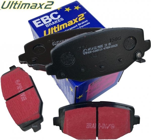 Tylne klocki Ultimax2 + tarcze hamulcowe 328mm EBC seria Premium Volkswagen Routan 2012-
