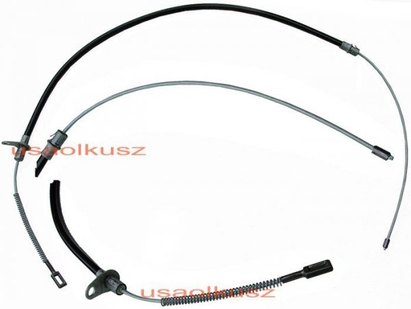 Prawa końcowa linka hamulca postojowego ręcznego - do tarcz Chrysler Grand Voyager Town&amp;Country 2001-2007