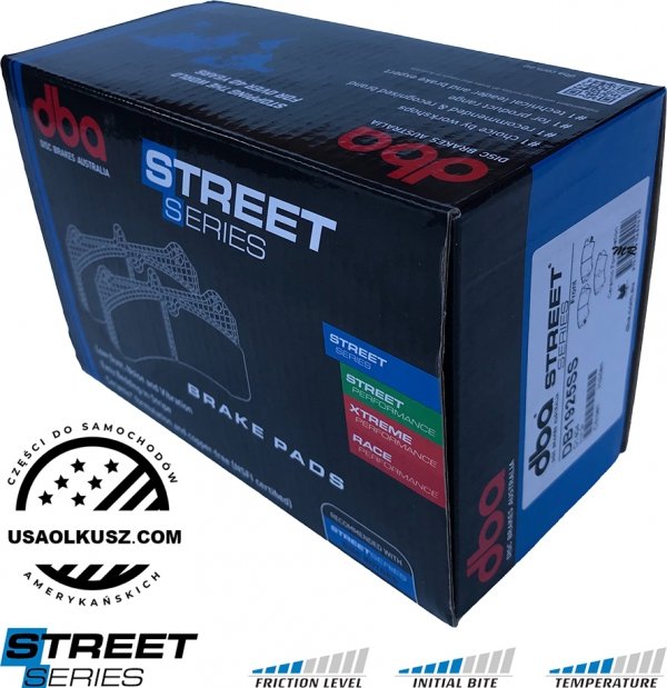 Klocki hamulcowe przednie DBA STREET SERIES Chevrolet Camaro 3,6 V6 -2015
