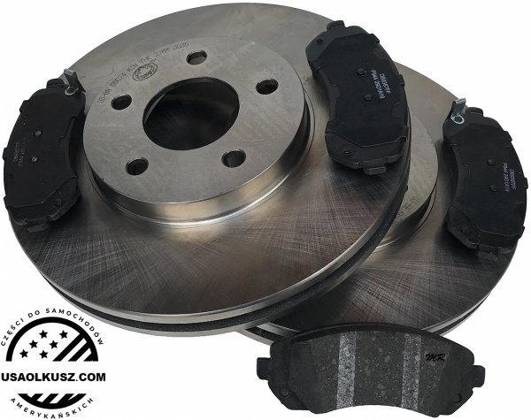 Przednie klocki + tarcze hamulcowe 300mm Chevrolet Venture AWD 2002-2005