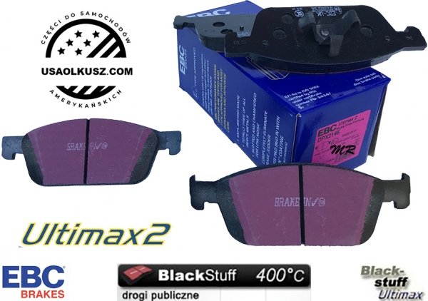 Klocki hamulcowe przednie EBC Ultimax2 Lincoln MKC 2015-2019