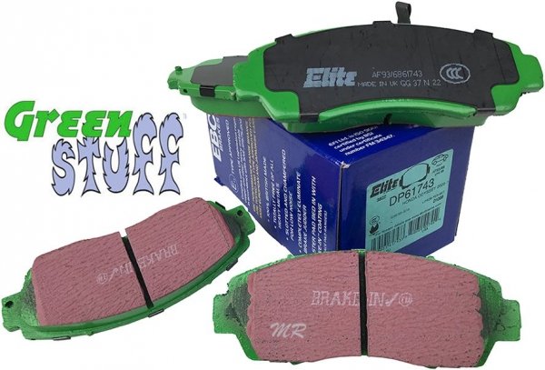 Przednie klocki GreenStuff Elite + tarcze hamulcowe EBC seria Premium Honda Odyssey 2011-2014