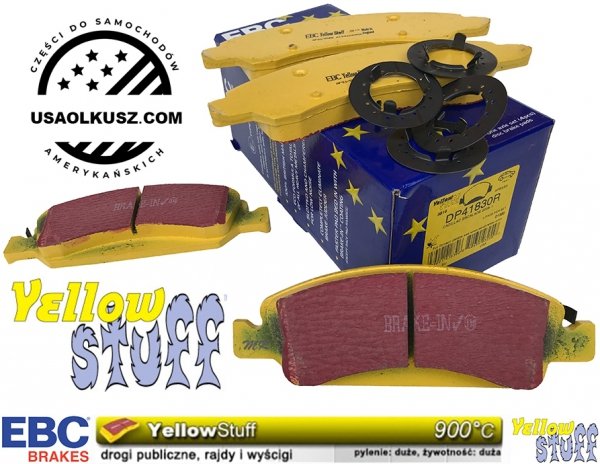 Przednie klocki hamulcowe EBC YellowStuff Chevrolet Avalanche 1500 2009-