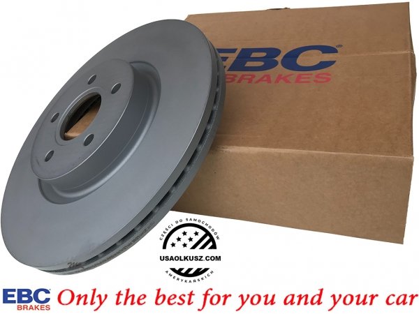Przednie klocki GreenStuff + tarcze hamulcowe 320mm EBC seria Premium Ford Escape AWD 2013-