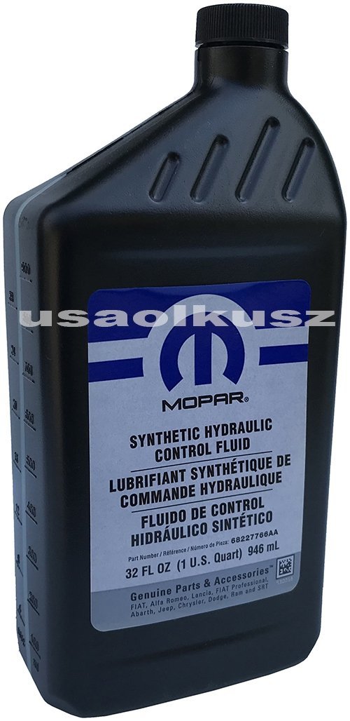 Oryginalny olej serwa tylnego mostu dwukomorowego MOPAR Jeep Cherokee KL 4x4 2014-