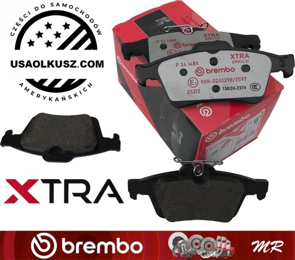 Klocki hamulcowe tylne brembo XTRA brembo Pontiac Solstice 2006-2010