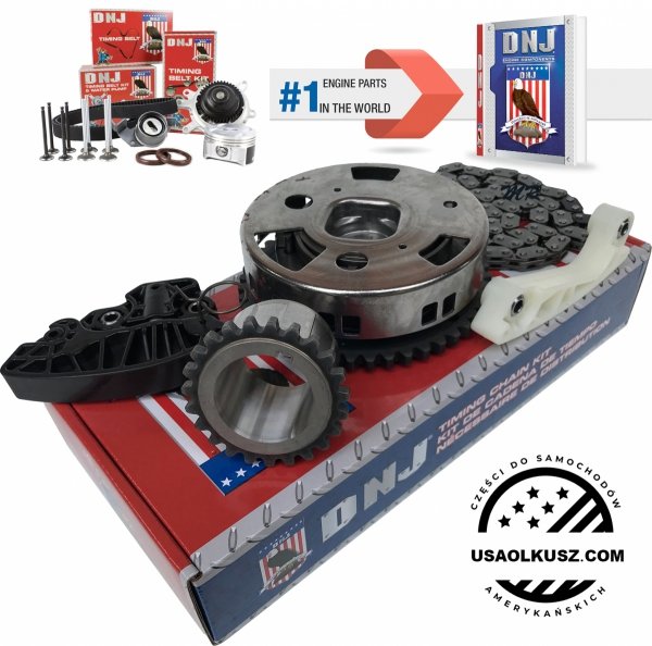Rozrząd łańcuch napinacz ślizg koło zębate Dodge RAM V8 2009-