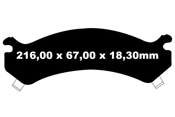 Przednie klocki GreenStuff + tarcze hamulcowe EBC seria PREMIUM Chevrolet Avalanche 2500 2002-2006