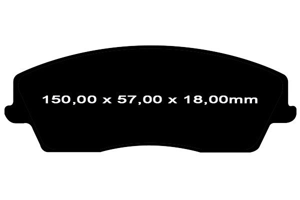 Przednie klocki Ultimax2 + WIERCONE NACINANE tarcze hamulcowe 320mm EBC seria GD Chrysler 300C RWD V6