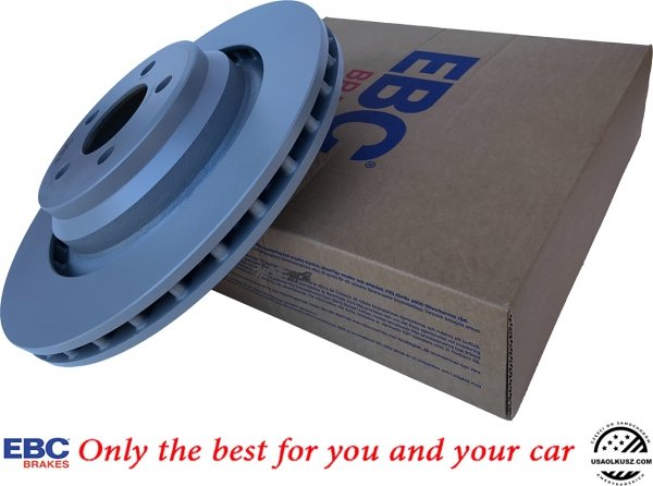 Tylne klocki Ultimax2 + tarcze hamulcowe 350mm EBC seria PREMIUM Chrysler 300C SRT