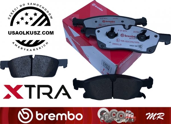 Przednie klocki brembo XTRA + tarcze hamulcowe 350mm Brembo XTRA Dodge Durango 2011-