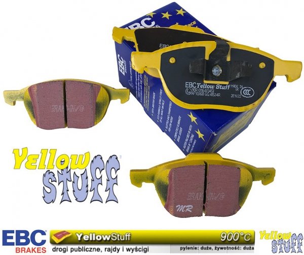 Klocki hamulcowe przednie EBC YellowStuff do tarcz 300mm Ford Escape 2013-