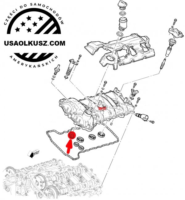 Uszczelka elektrozaworów  VVT Cadillac CT6