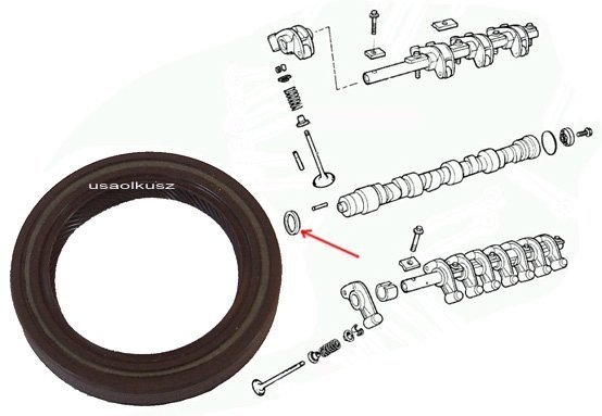 Uszczelniacz wałka rozrządu Chrysler Cirrus Dodge Stratus Plymouth Breeze 2,0 16V