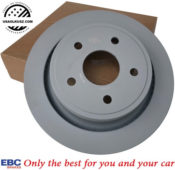 Tylne klocki YellowStuff + tarcze hamulcowe EBC PREMIUM Dodge RAM 1500 2003-