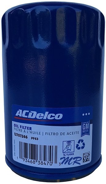 Filtr + olej silnikowy ACDelco Gold Synthetic Blend 5W30 API SP GF-6 Cadillac XTS 3,6