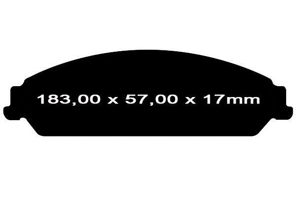 Przednie klocki Ultimax2 + tarcze hamulcowe 345mm EBC seria GD Dodge Challenger