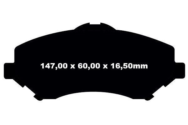 Przednie klocki GreenStuff + tarcze hamulcowe 302mm EBC seria Premium Fiat Freemont -2012