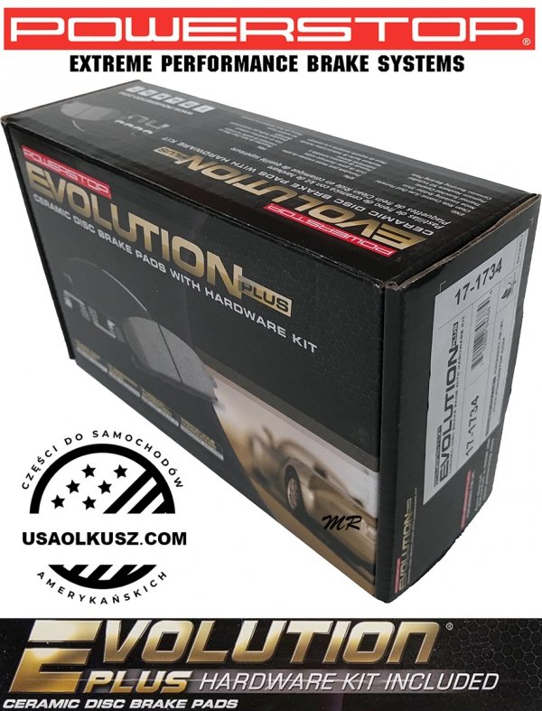 Tylne klocki hamulcowe POWERSTOP Z17 EVOLUTION PLUS Chrysler 200 2015-