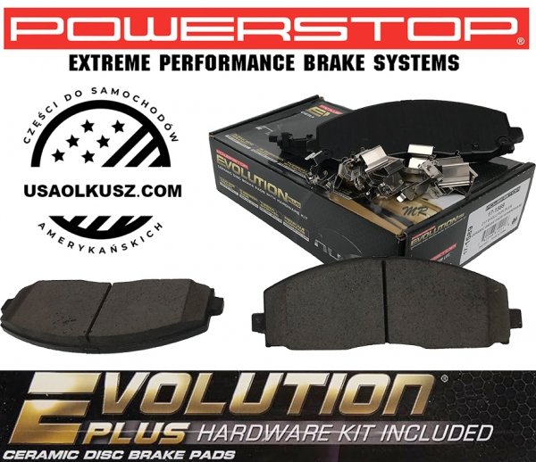 Klocki hamulcowe przednie POWERSTOP Z17 EVOLUTION PLUS Jeep Wrangler 2018-