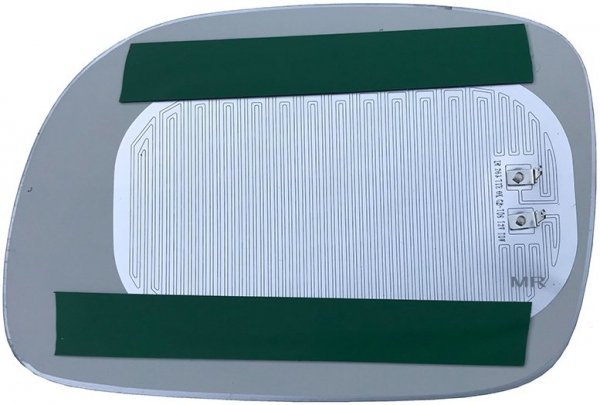Szkło lusterka prawe PODGRZEWANE WYPUKŁE SFERYCZNE Dodge Caravan 1996-2008