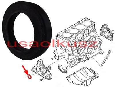Uszczelniacz wału przód silnika Chrysler Sebring 2,0 CRD