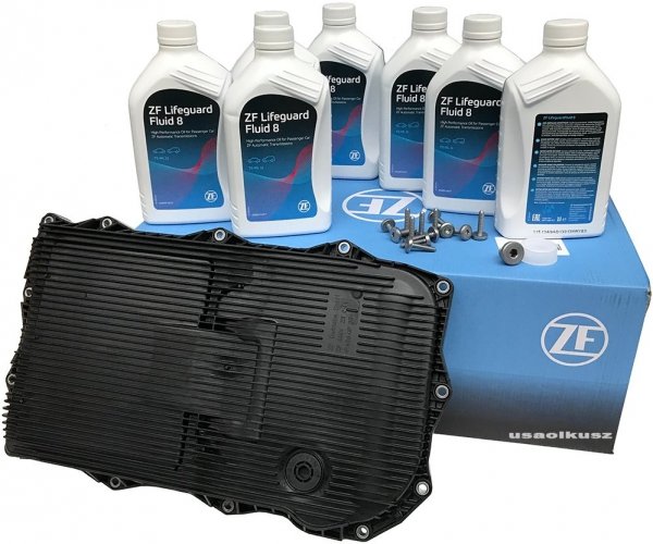 Filtr + olej skrzyni 8-SPD ZF 8HP45 Chrysler 300C 3,6 V6 2012-2013