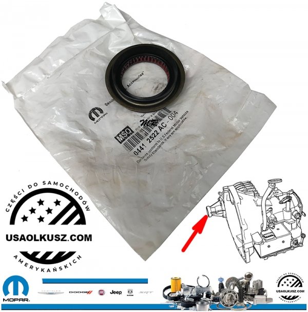 Oryginalny MOPAR uszczelniacz półosi napędowej Chrysler Cirrus