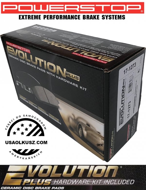 Klocki hamulcowe przednie POWERSTOP Z17 EVOLUTION PLUS Chrysler Voyager Town Country 2008- 2016