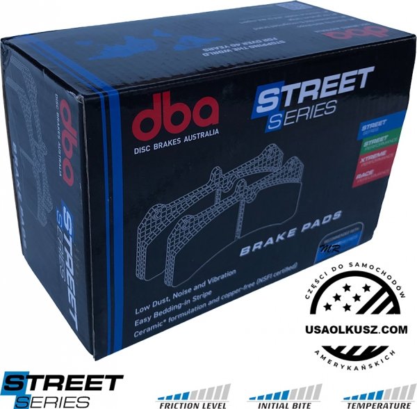 Klocki hamulcowe przednie DBA STREET SERIES Ford Focus USA 2004-2017