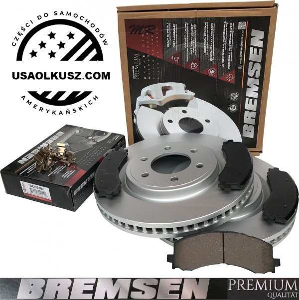Przednie klocki + tarcze hamulcowe 350mm Ford Bronco Raptor 3,0 V6 2022-2024