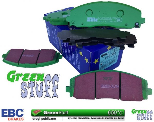 Klocki hamulcowe przednie EBC GreenStuff Dodge Journey 2012-