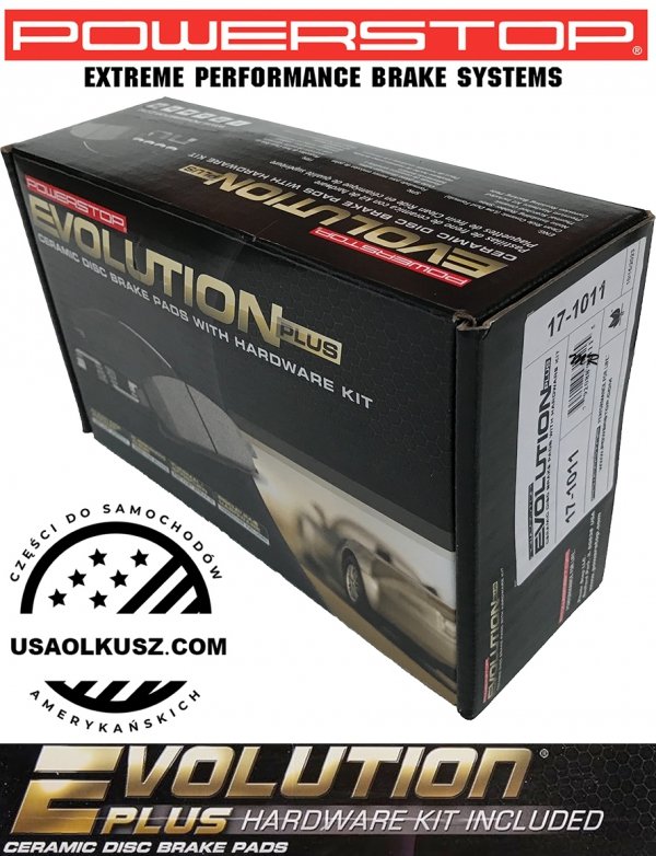 Klocki hamulcowe przednie POWERSTOP Z17 EVOLUTION PLUS Ford F-150 F150 2004-2009