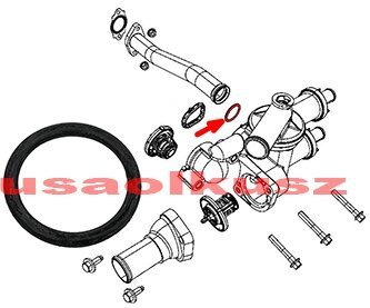 Uszczelka oring kolektora wodnego Dodge Caliber