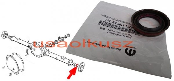 Uszczelniacz tylnej półosi 43,3mm Dodge Nitro