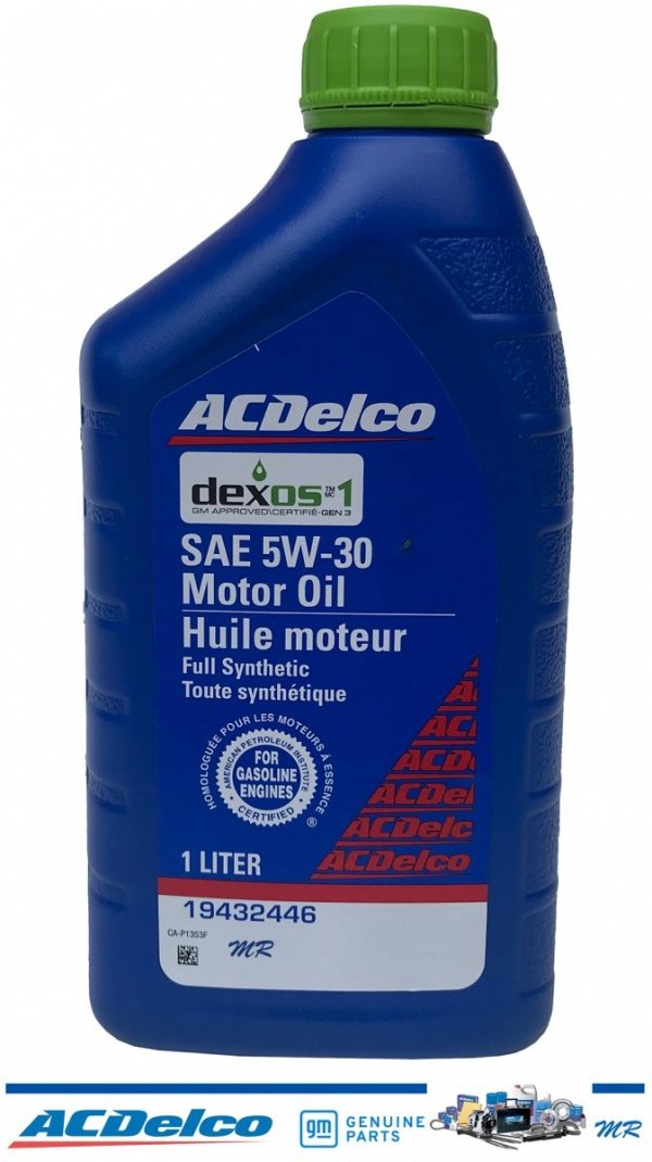 Filtr + olej ACDelco 5W30 Chevrolet Silverado 2007-