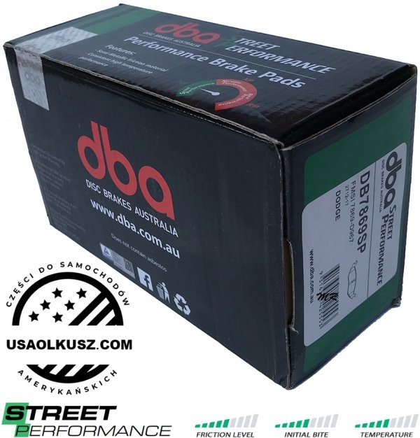 Tylne klocki hamulcowe DBA STREET PERFORMANCE Dodge Durango 2003-2009