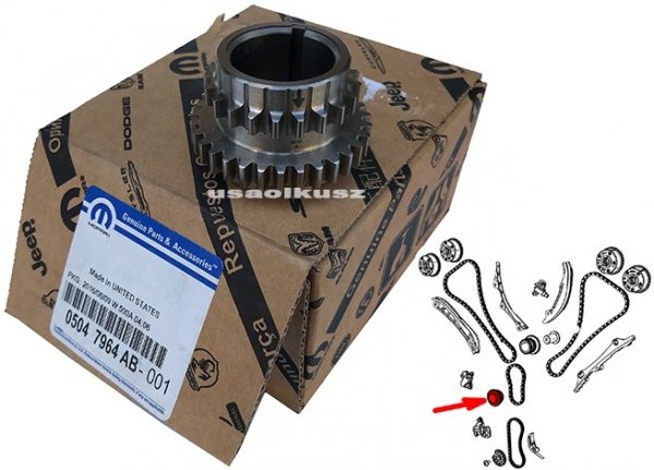 Koło zębate wału korbowego MOPAR Jeep Wrangler JL 3,6 V6 2018-