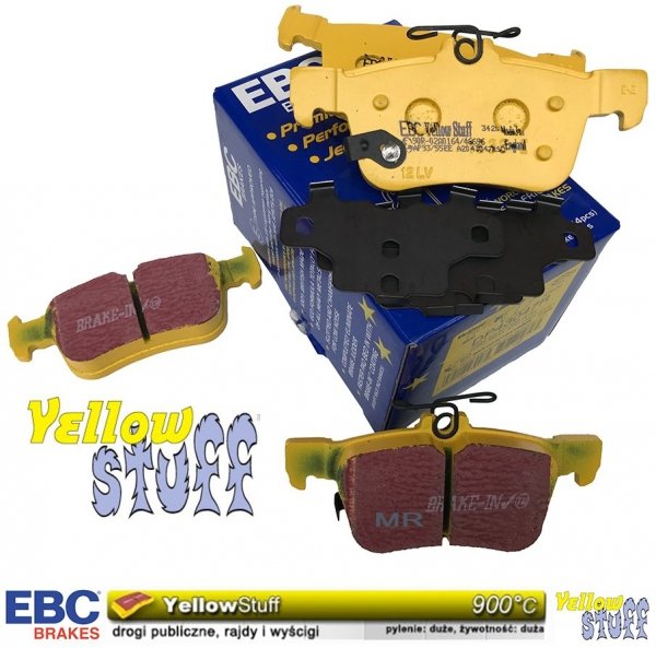 Klocki hamulcowe tylne EBC YellowStuff Ford Kuga 2017-