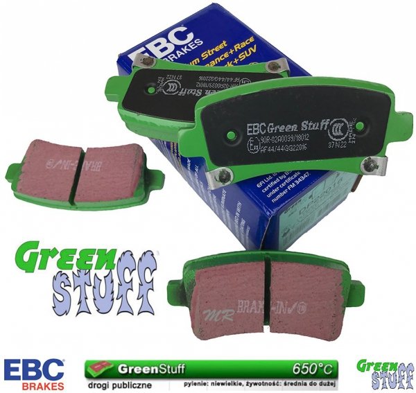 Klocki hamulcowe tylne EBC GreenStuff Chevrolet Impala 2014-2020