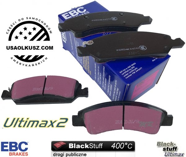 Przednie klocki hamulcowe EBC Ultimax2 GMC Yukon 1500 2009-