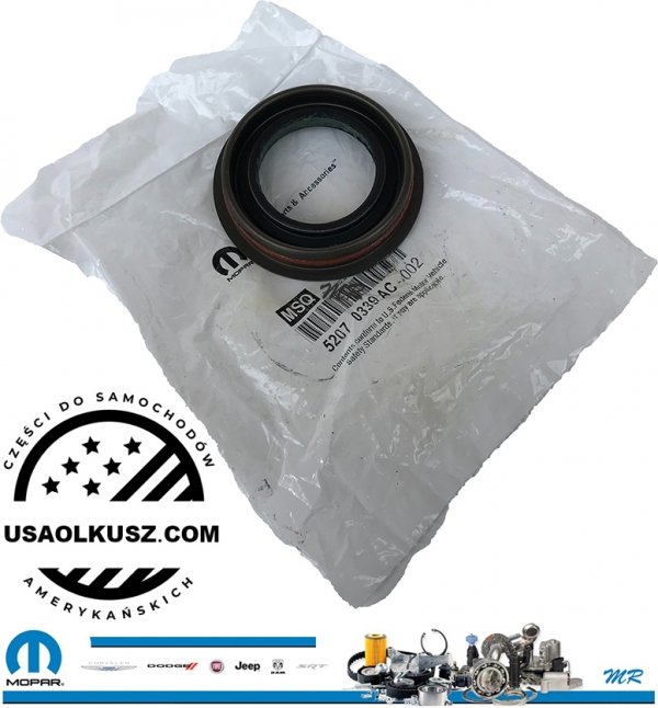 Oryginalny MOPAR uszczelniacz wałka ataku tylnego mostu DANA 8,25 Jeep Cherokee 2002-