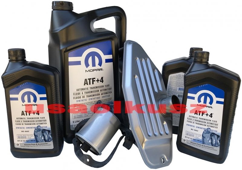 Olej MOPAR ATF+4 oraz filtry skrzyni biegów Mitsubishi