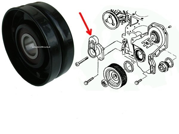 Rolka Napinacza Paska Micro Chrysler Voyager 2 5 Td 1998